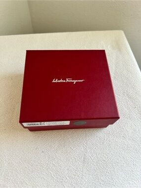 Salvatore Ferragamo Red Gift Box with White Logo